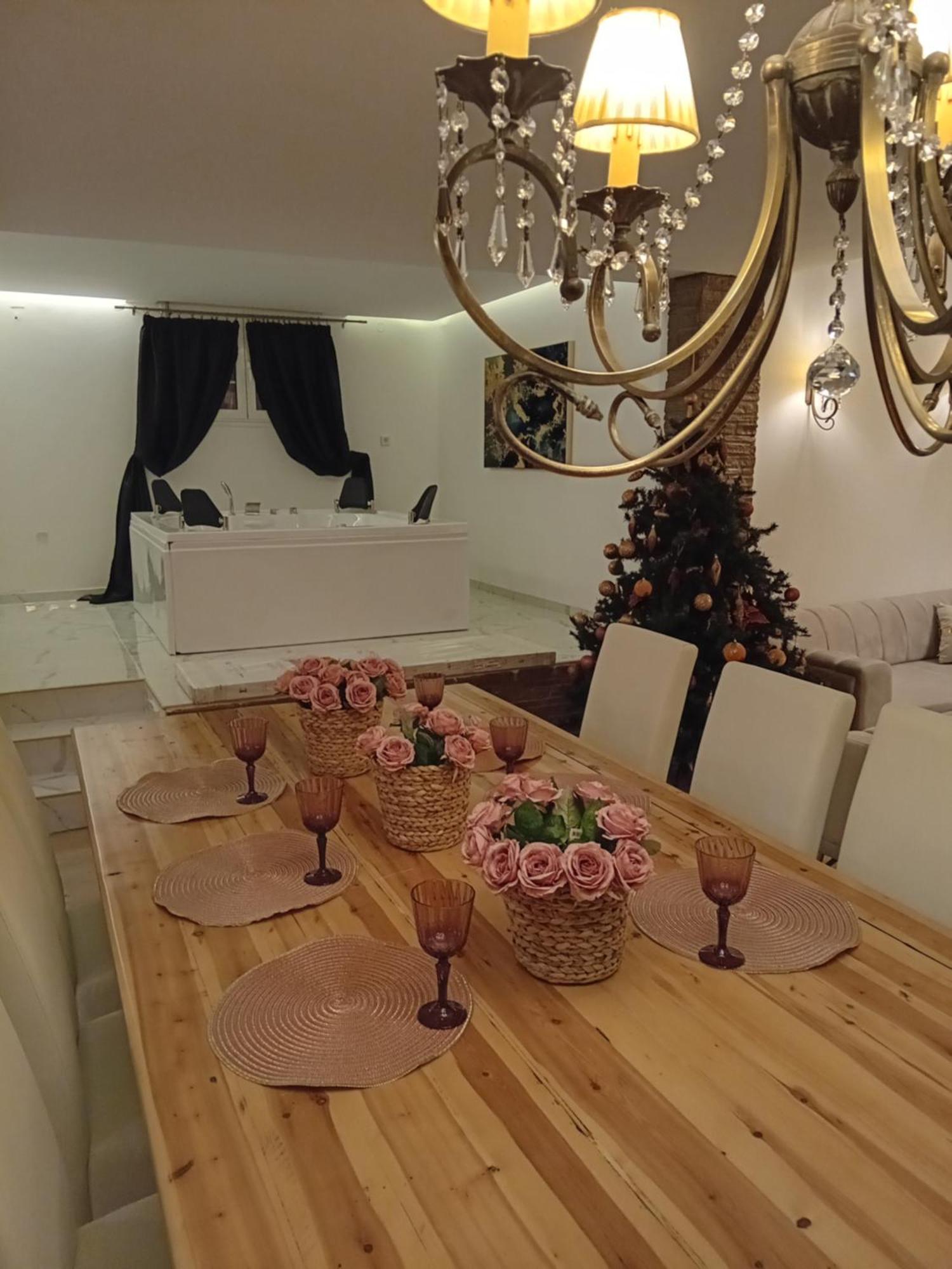 Meteora Grande Luxury Suite & Spa Villa كالامباكا المظهر الخارجي الصورة